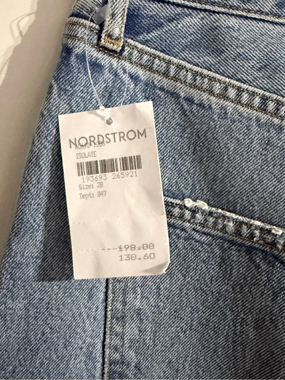 BNWT Women’s AGOLDE 90’s jeans Size 28 - Picture 6 of 9
